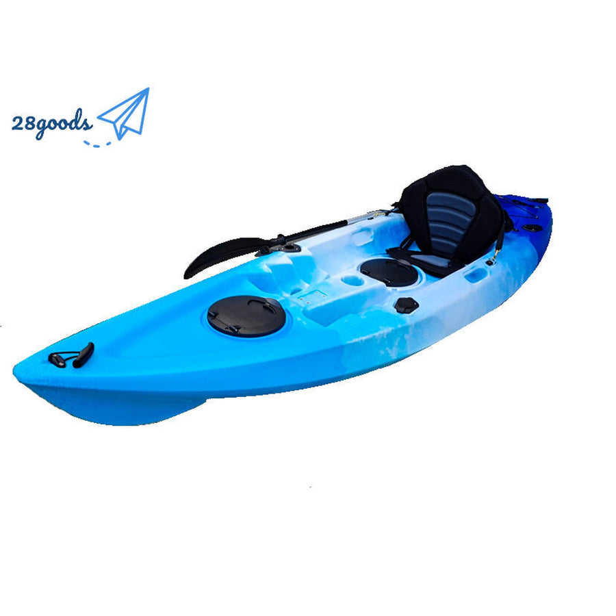 28GOODS 290cm 9'6" Sit-On-Top Solid Rigid 1 Person Kayak with Paddle
