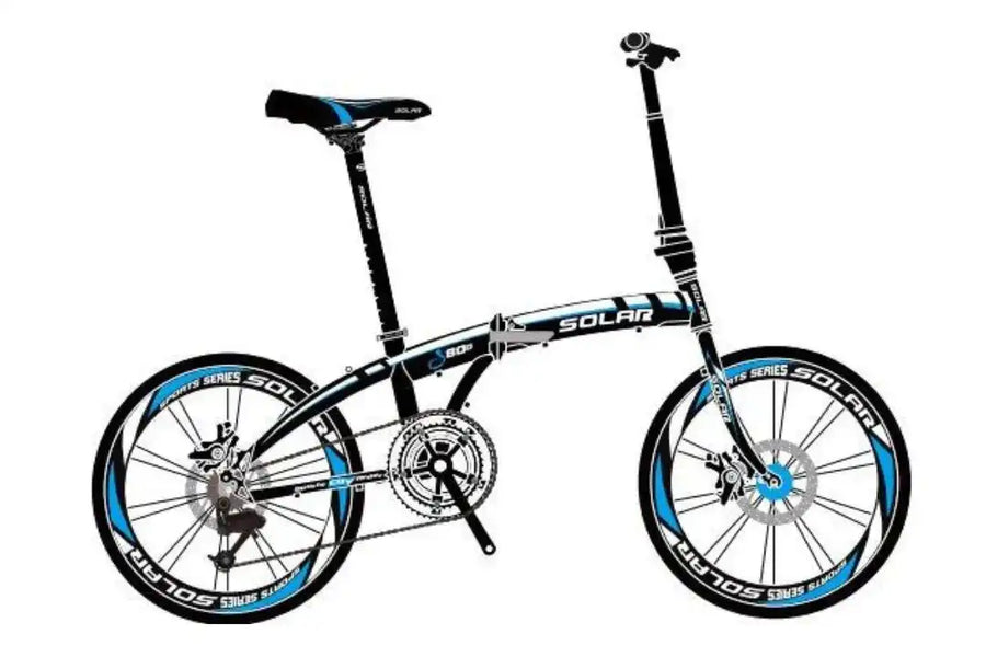 SOLAR FD-880 Aluminum alloy disc folding bike-20"-7 speed