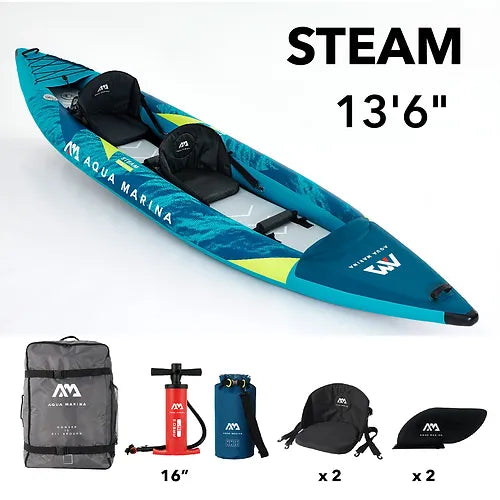 2023 Aqua Marina STEAM 2 person inflatable kayak STEAM-412