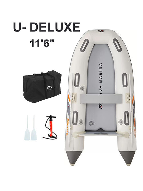 Aqua Marina U-Deluxe Inflatable Speed Boat Series 11'6'