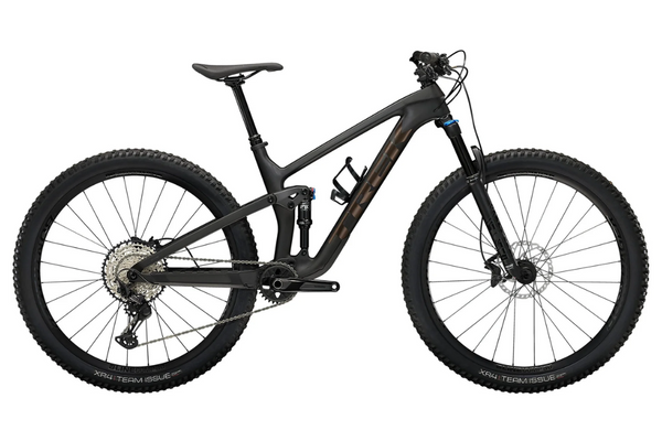 TREK 2023 Top Fuel 9.7 SLX/XT carbon fiber front and rear suspension bike-Matte Raw Carbon black Mountain Bike