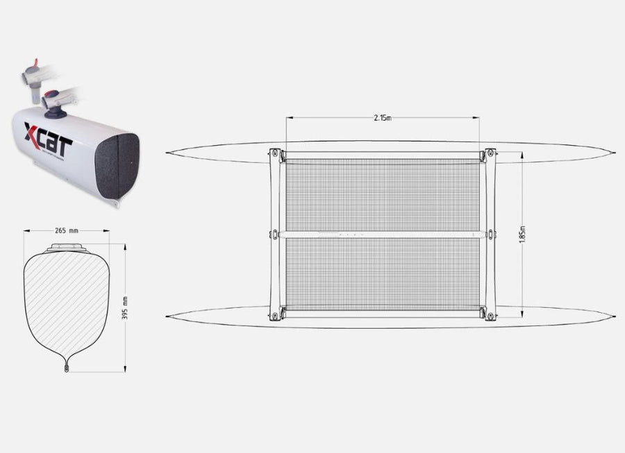 XCAT RowMotion Multi-Sport-Catamaran- a classic reverse rowing motion
